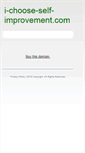 Mobile Screenshot of i-choose-self-improvement.com